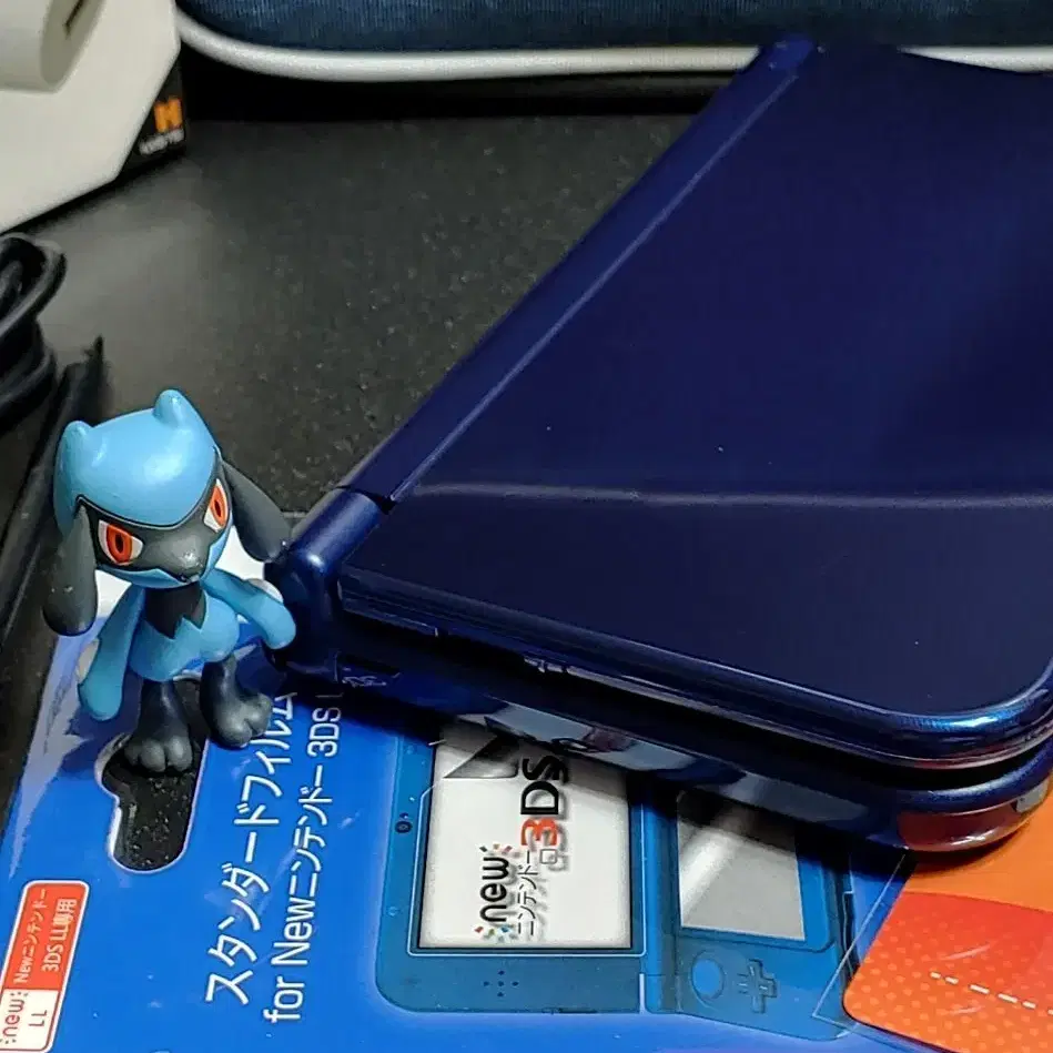 순정 New 닌텐도3DSXL 메탈블루세트 받으면 바로 사용 가능!