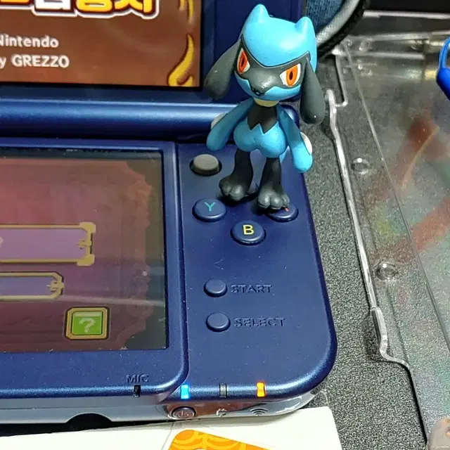 순정 New 닌텐도3DSXL 메탈블루세트 받으면 바로 사용 가능!