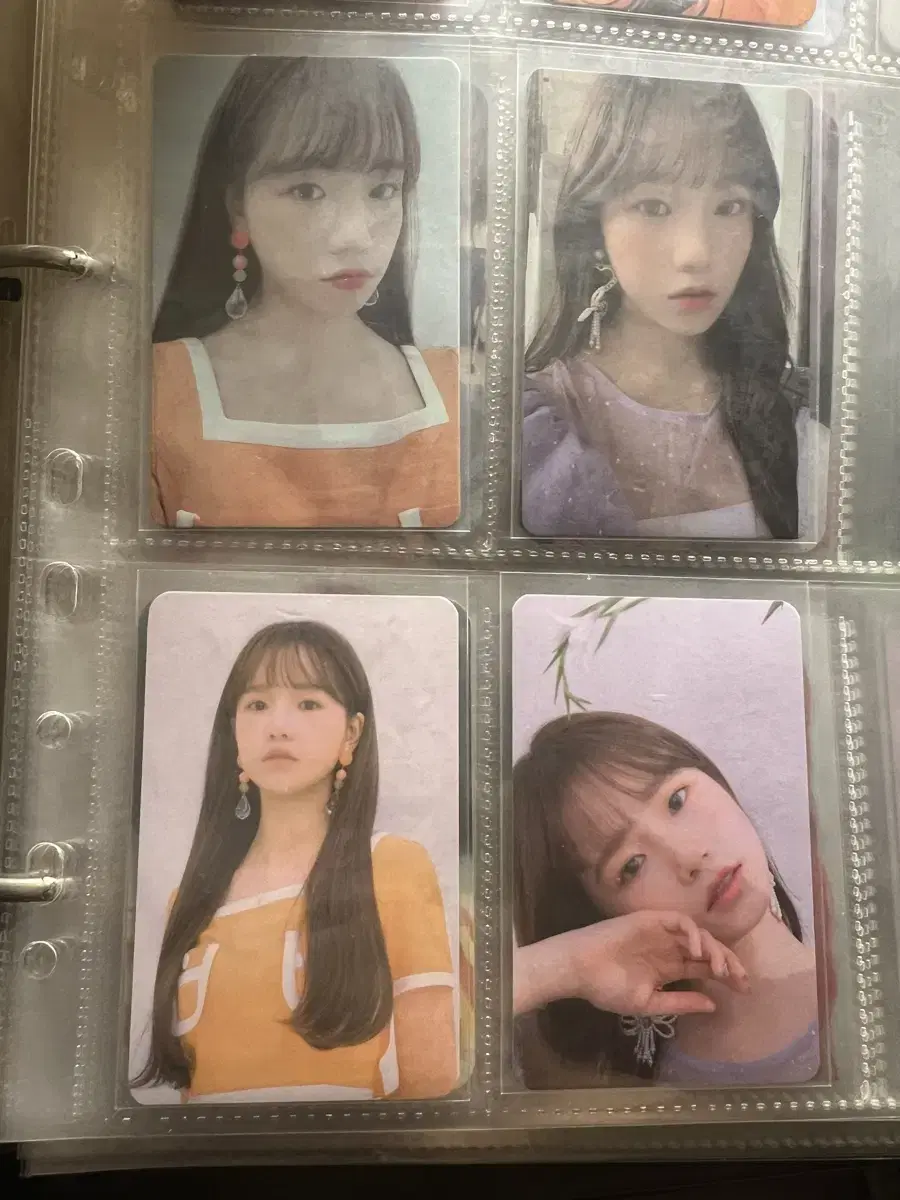 iz*one yuri Violetta photocard + pop up photocard