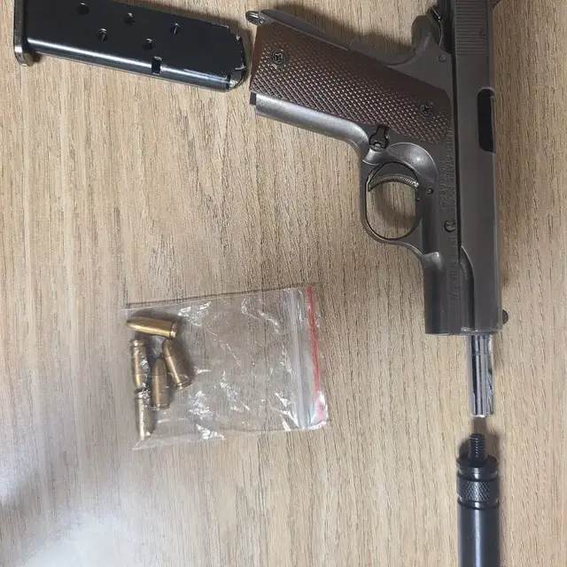 m1911 1:2 사이즈 풀메탈 미니어쳐