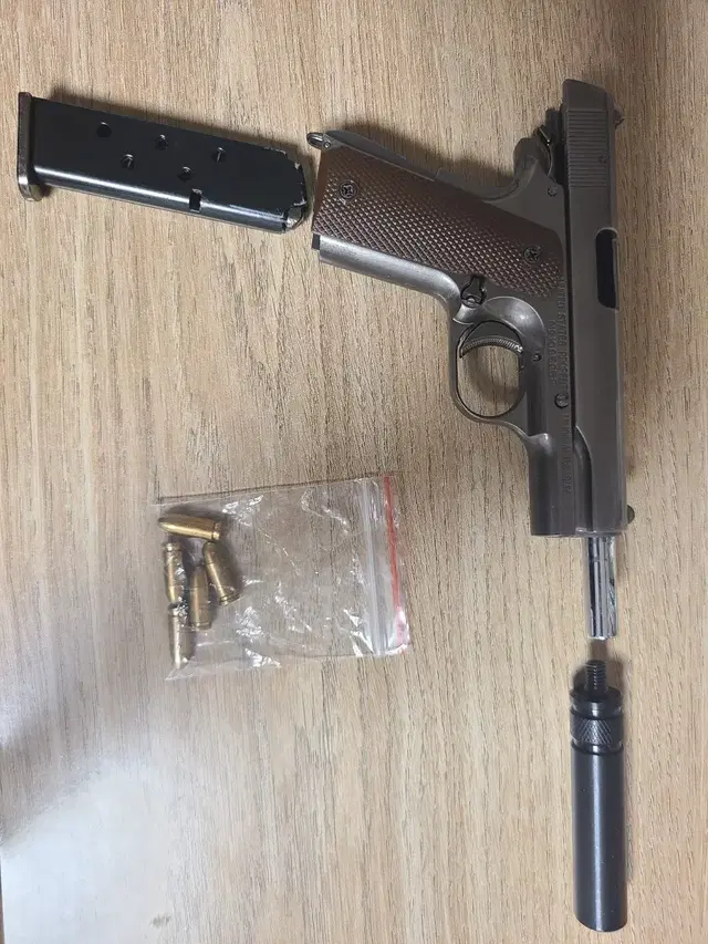 m1911 1:2 사이즈 풀메탈 미니어쳐