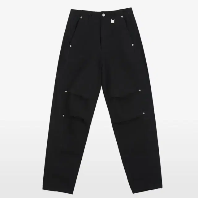 마뗑킴 COLOR VOLUME DENIM PANTS IN BLACK