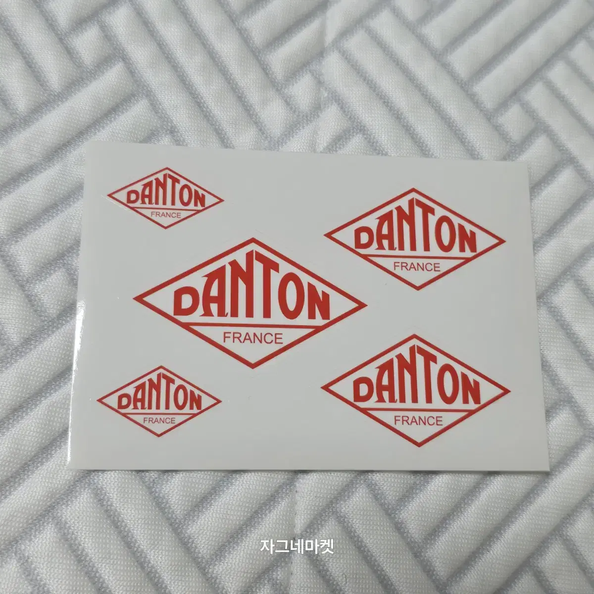 SELL) Danton Tarpaulin Bag SSF DANTON Bag Recycled Logo Sticker