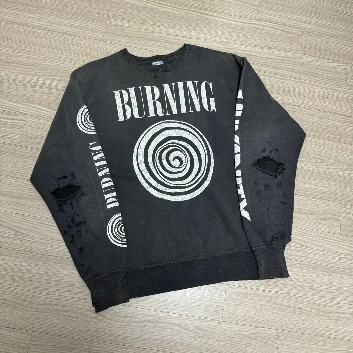 Saint Michael 23SS Burning Sweatshirt(L)