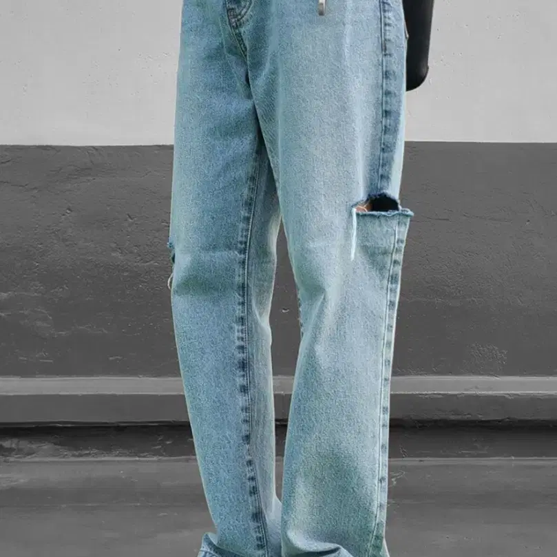 [28] 랩101 Tom side distressed damagewash