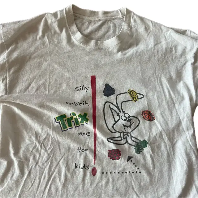 [L] 90s 빈티지 Trix 티셔츠