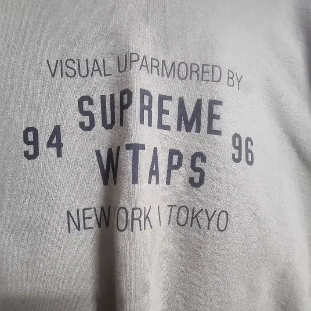 Supreme x WTAPS 슈프림 더블탭스 크루넥