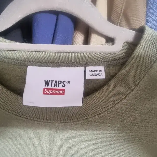 Supreme x WTAPS 슈프림 더블탭스 크루넥