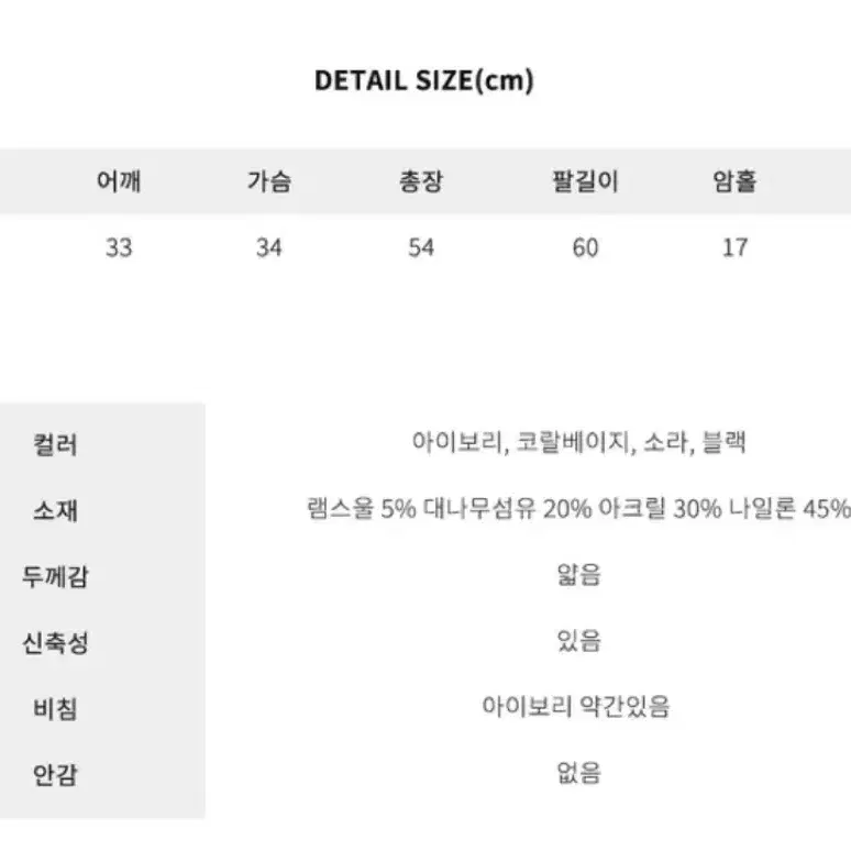 니어웨어 언유즈얼리 페어리 가디건 블랙 프리사이즈