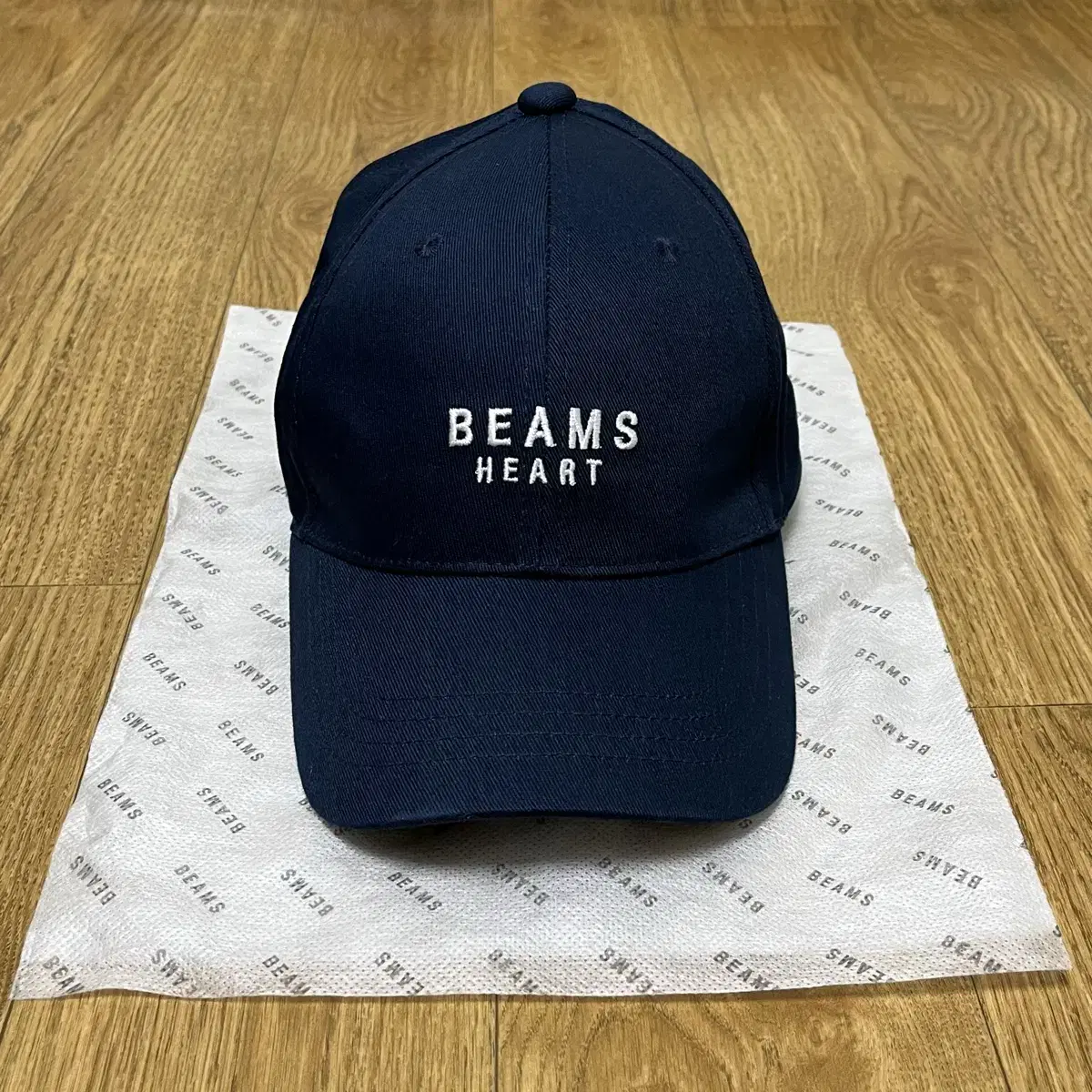 새상품 빔즈 볼캡 모자 BEAMS 네이비 인디고