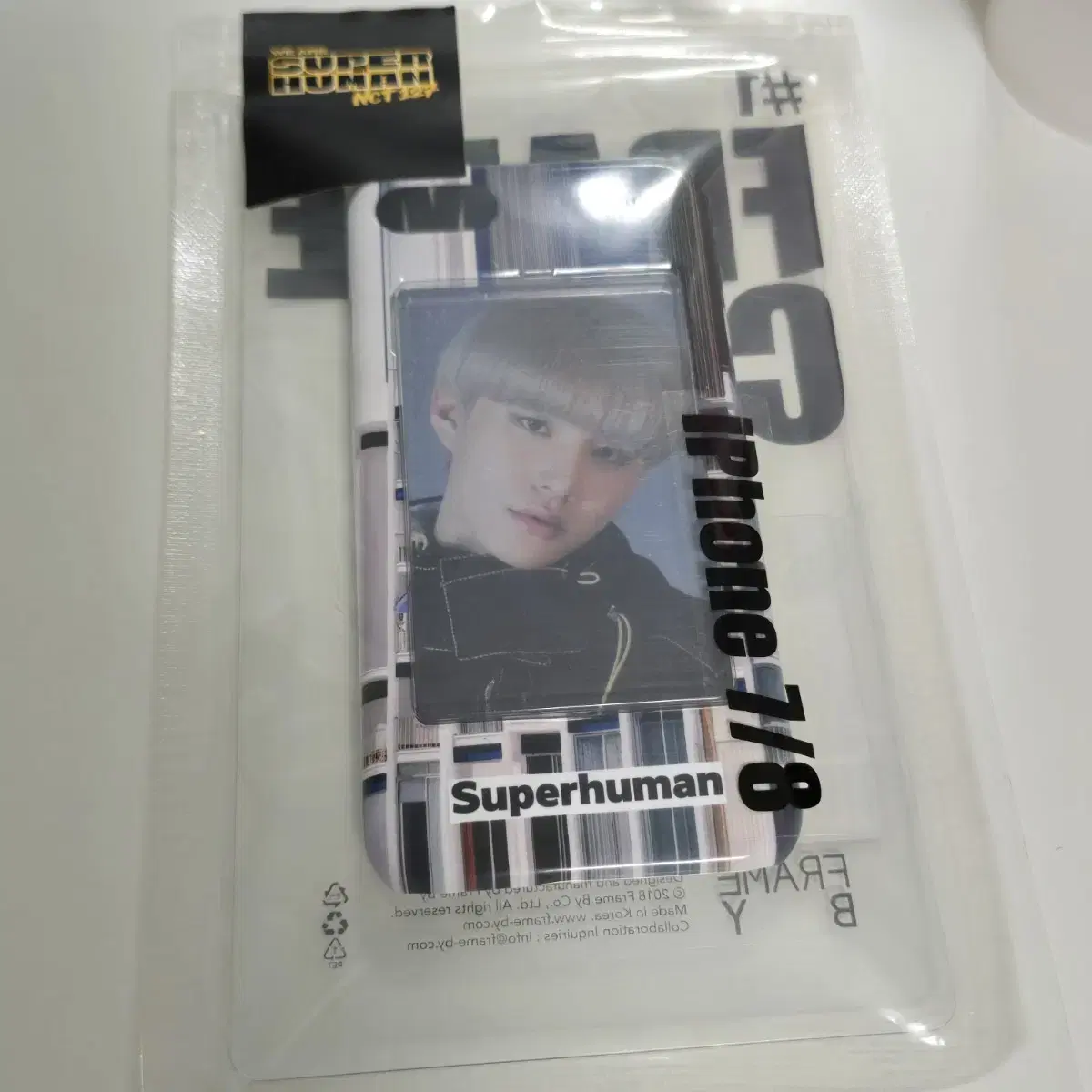 NCT 127 jungwoo photocard Superhuman Case iPhone 7/8