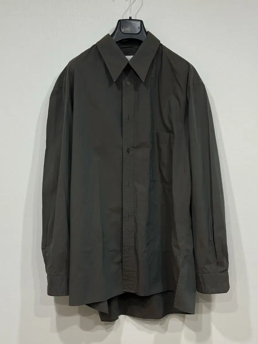 [50] Lemaire Straight kara shirt coffee