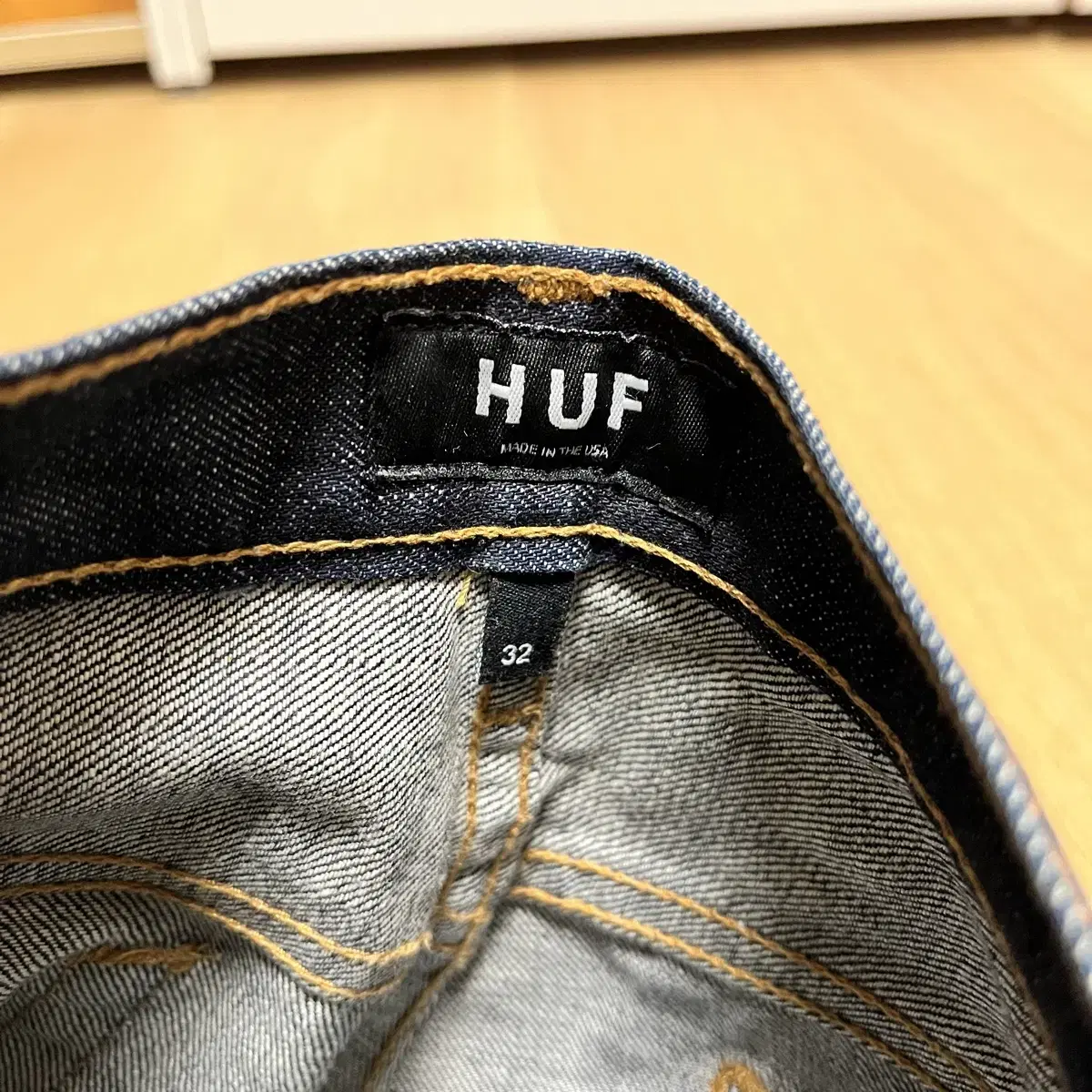 [32] 허프 HUF 생지 데님 raw