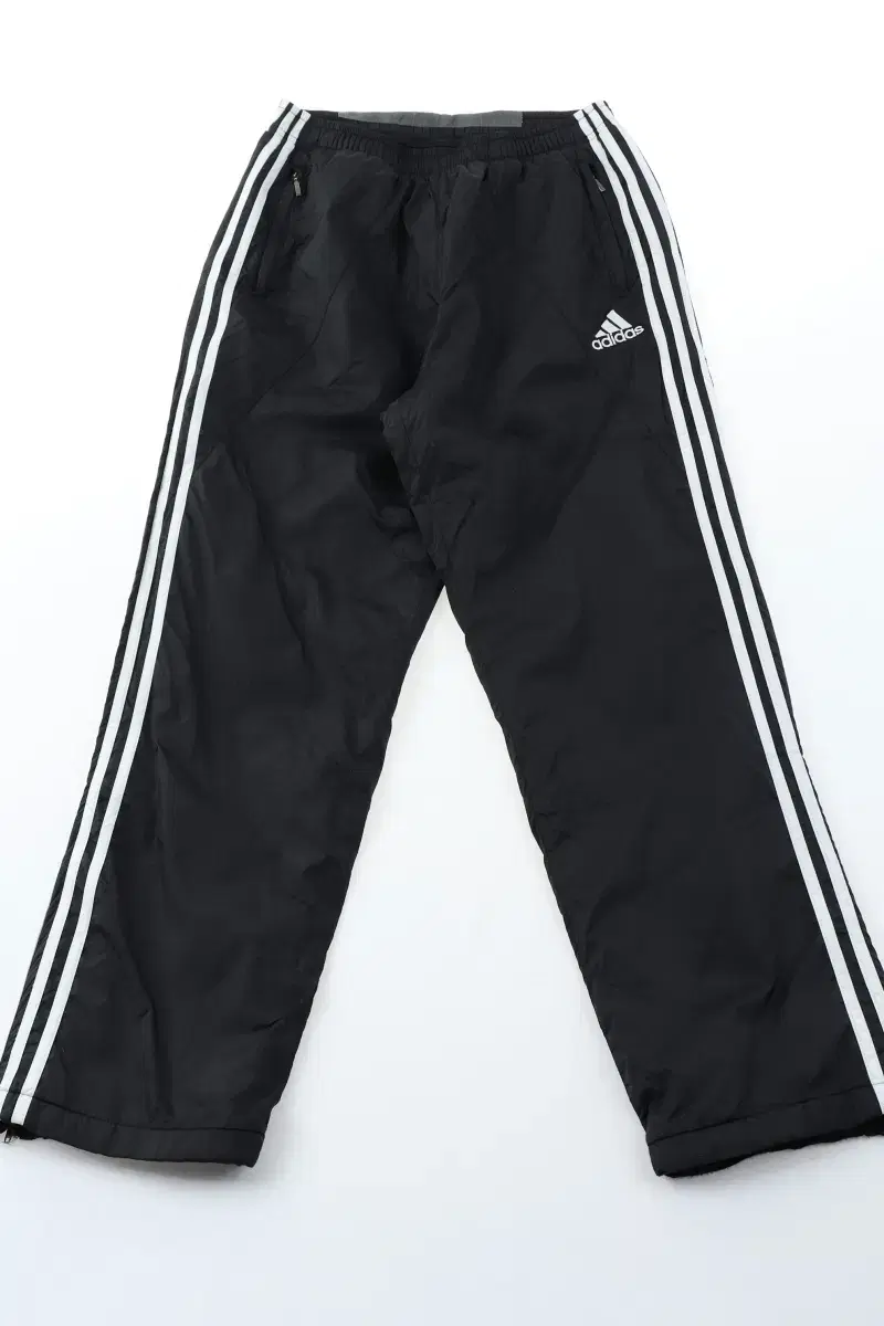 (L) Adidas Training Pants Padded Nylon Football Feet-1260