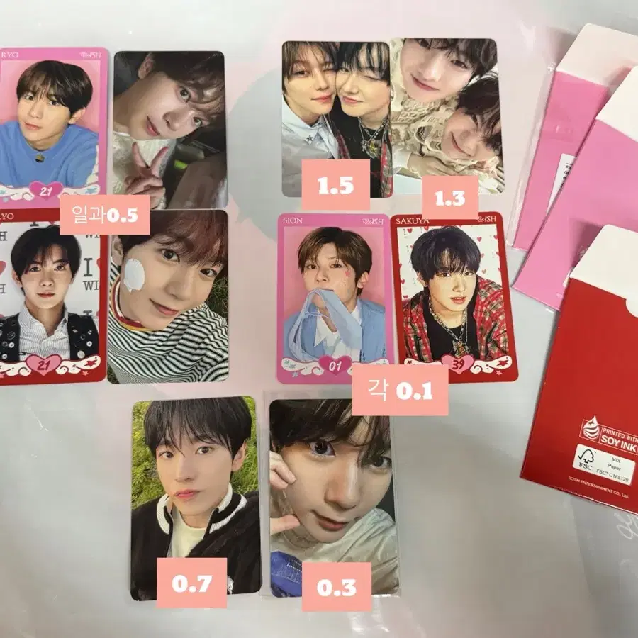 NCT WISH POPUP TRADING CARD