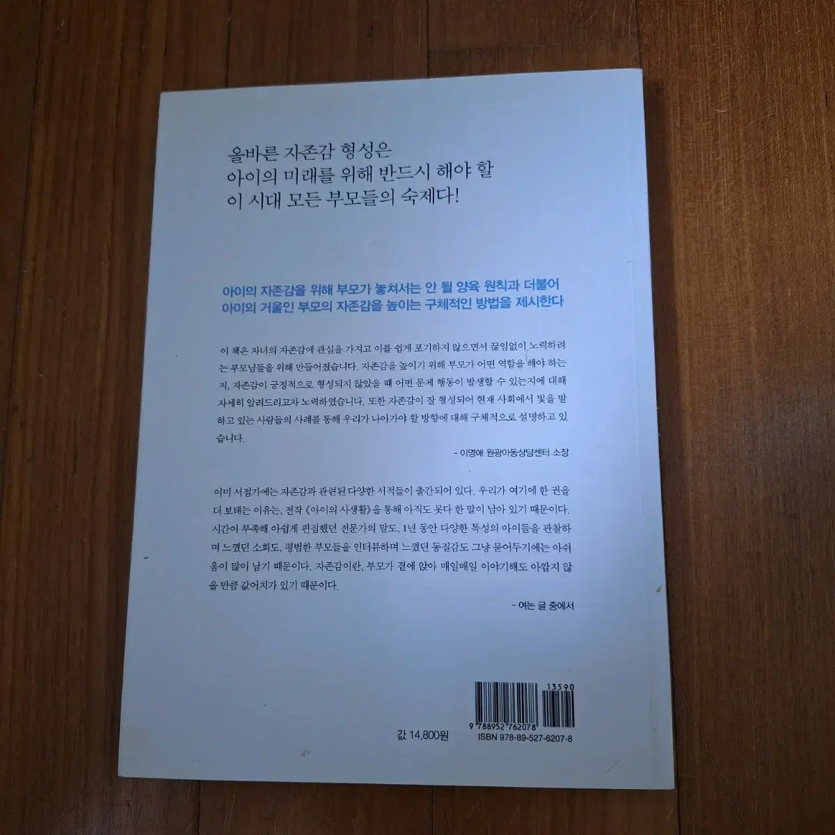 # 아이의 자존감(자녀교육서 최고의 화제작)