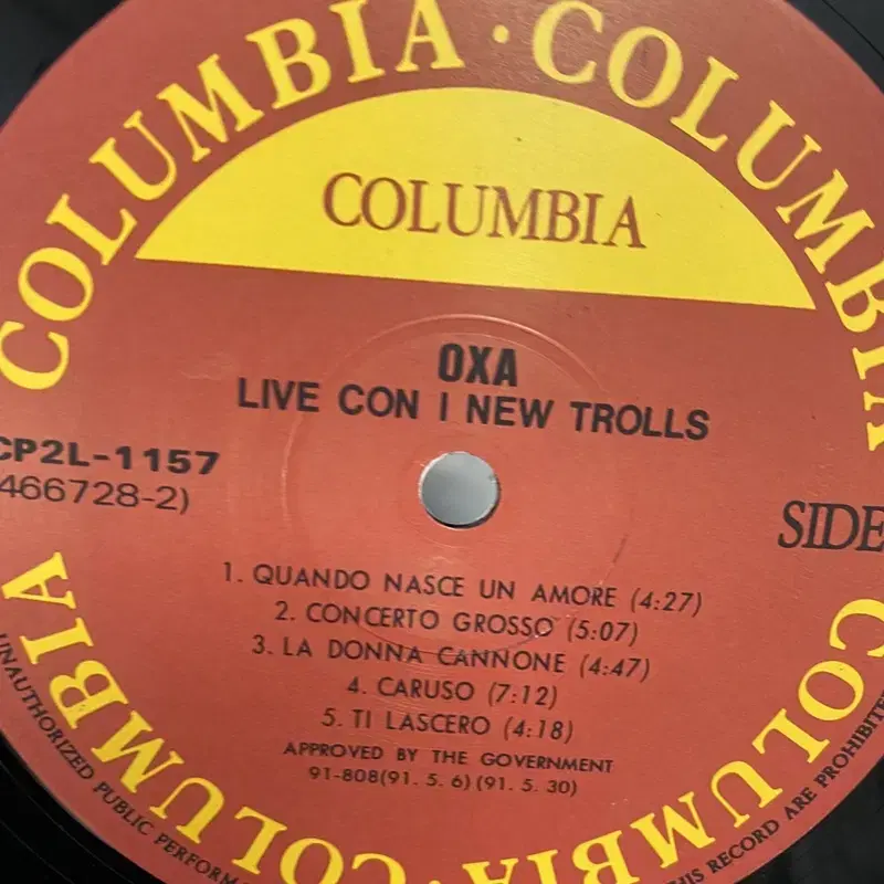 OXA LIVE   LP / AA5951