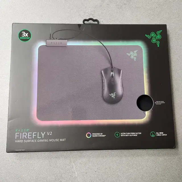 RAZER 마우스패드 파이어플라이 V2