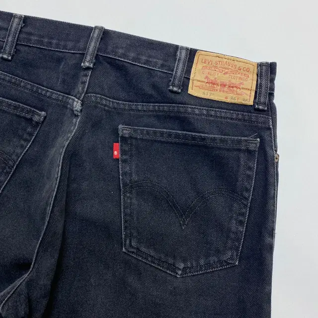 [36] levi's 리바이스 517 부츠컷라인 데님 블랙진