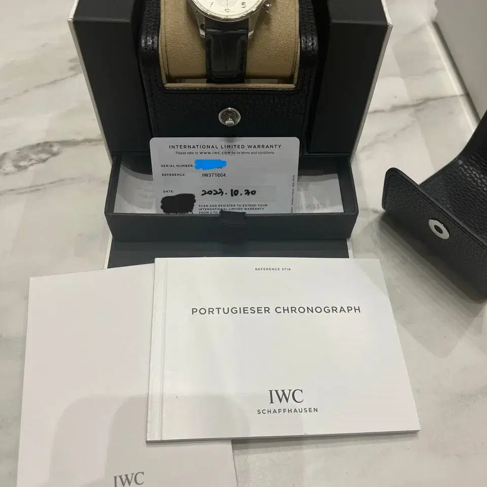 IWC 포르투기저 크로노 스틸 시계 (IW371604)