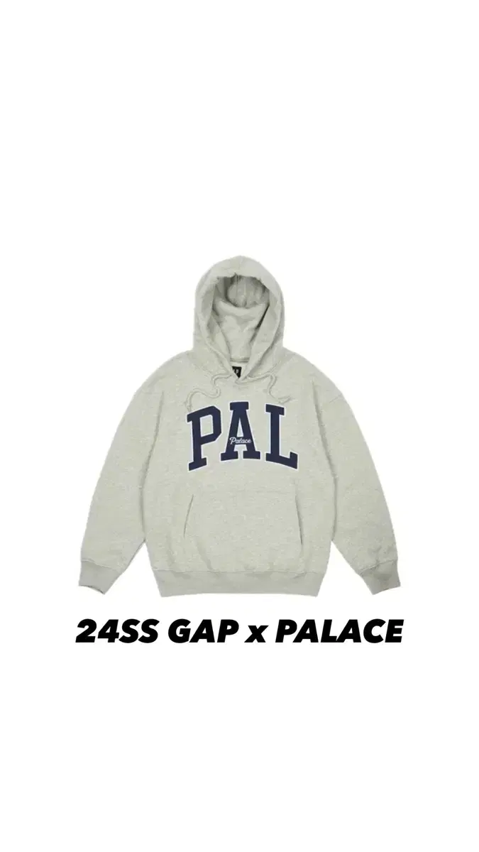 [M] 24SS Pallas x Gap Hoodie Gray