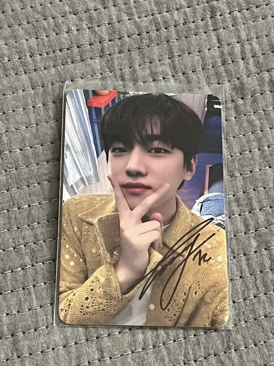 DKZ Jae Chan Solo JCFACTORY autographed photocard WTS