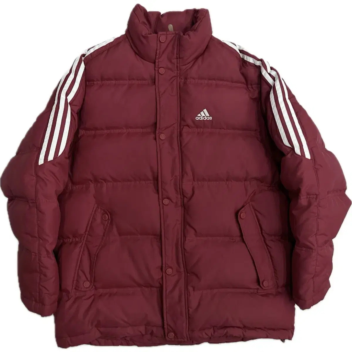 Adidas Old School Burgundy Jersey Style Padded 100 Size L Approx.