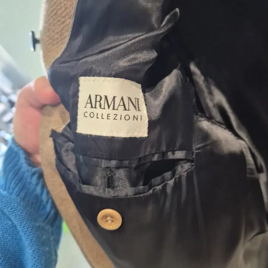 Armani collezioni 헤링본 코트