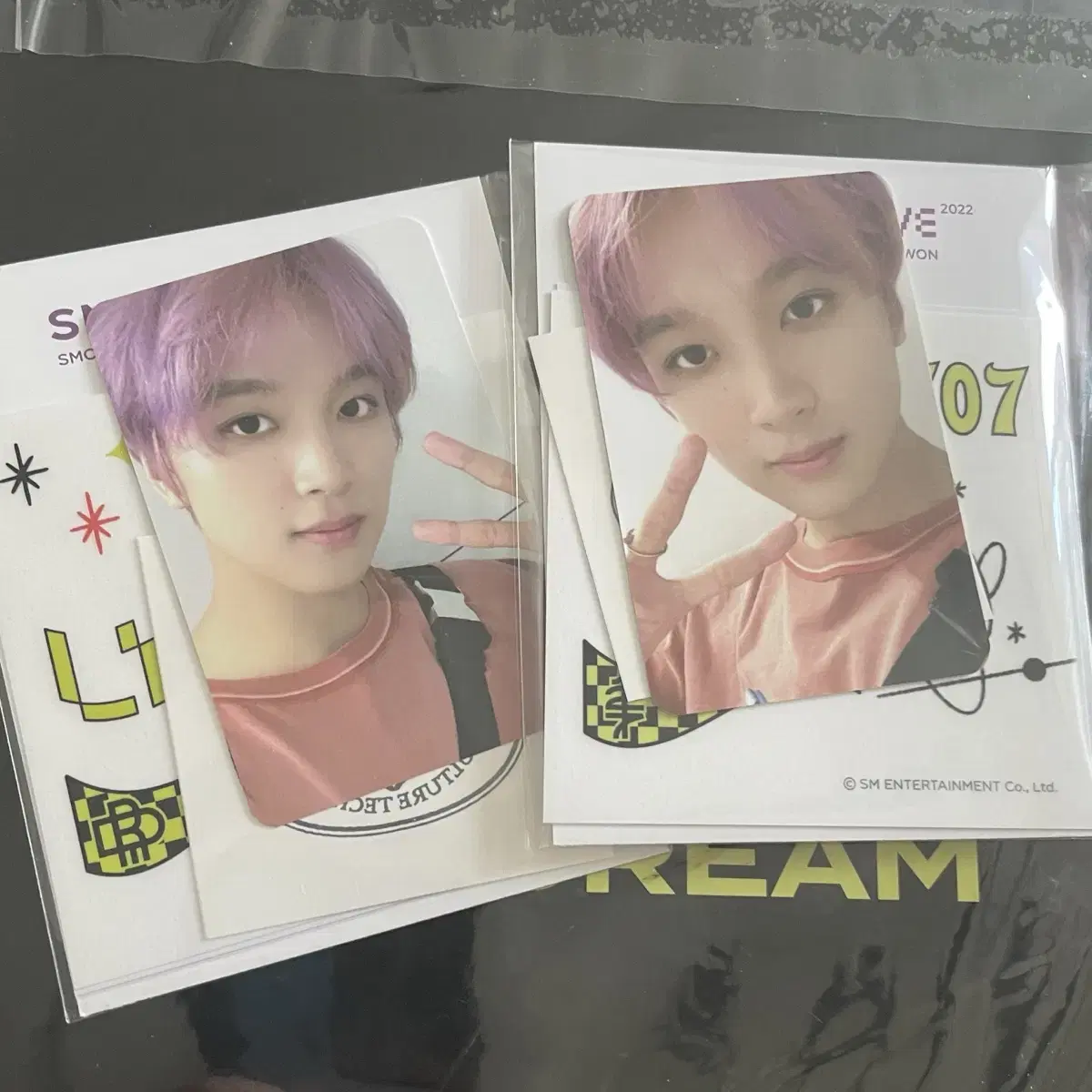 nct nct haechan smcu ar tattoo sticker 127 dream bulk wts