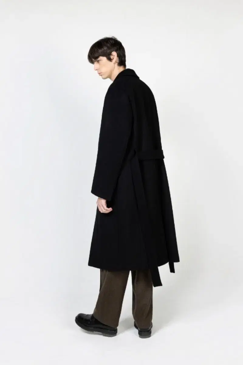 Haut Homme Cashmere belted coat black M