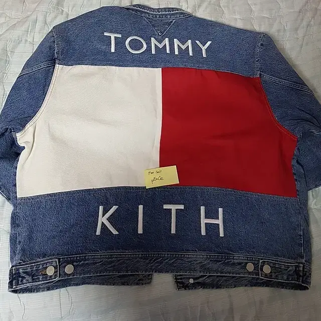 타미 키스 tommy x kith 데님 트러커 청자켓