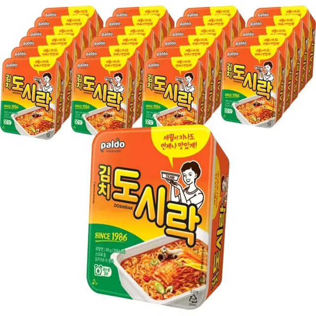 팔도 도시락 컵라면 김치맛 24컵