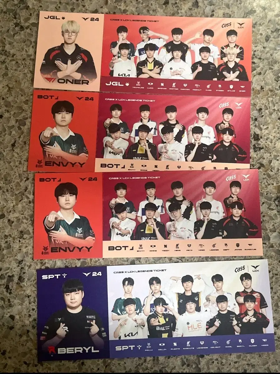 LCK Cass Photo Ticket Envy Vari Owner