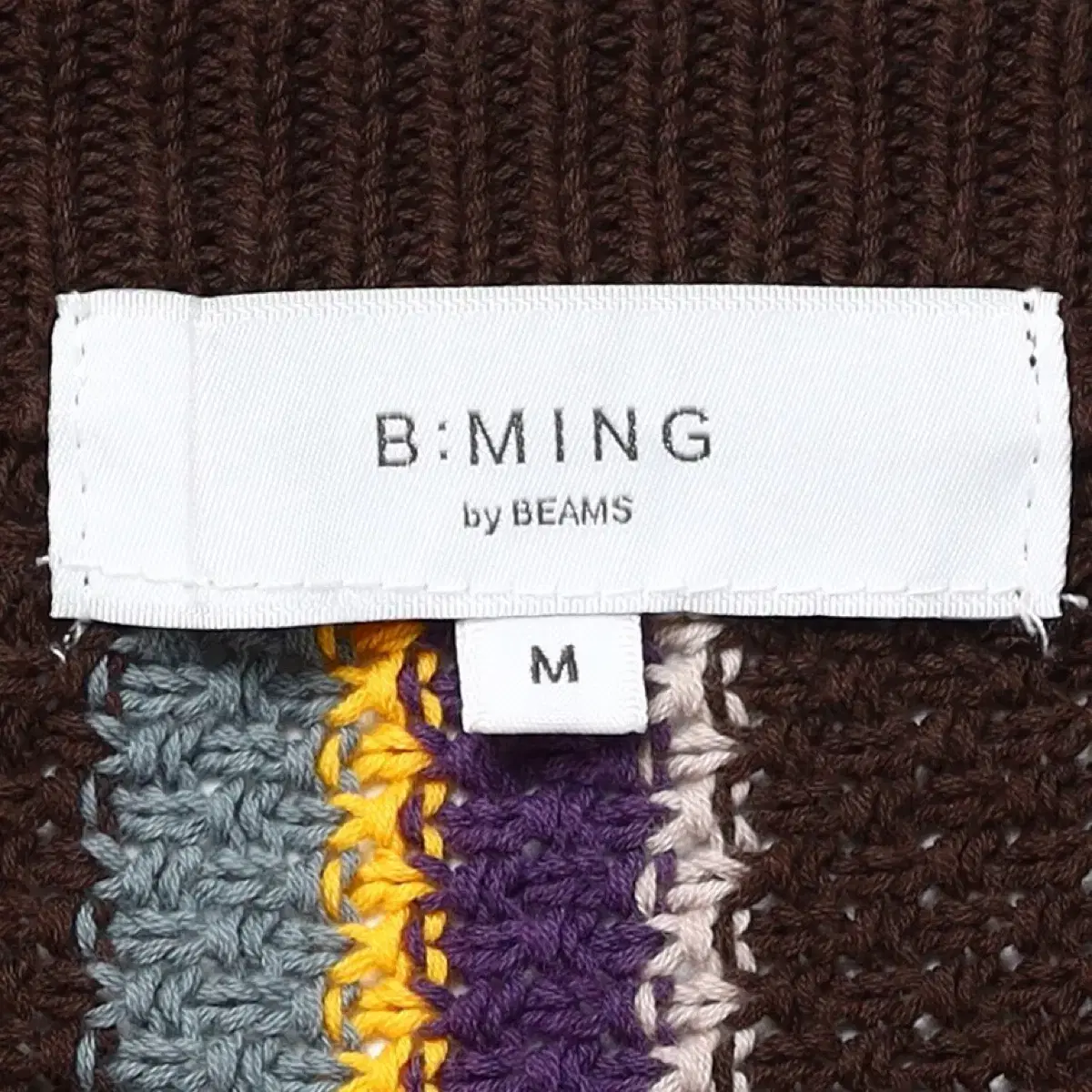 B:MIING by BEAMS Multi Color Knit Vest