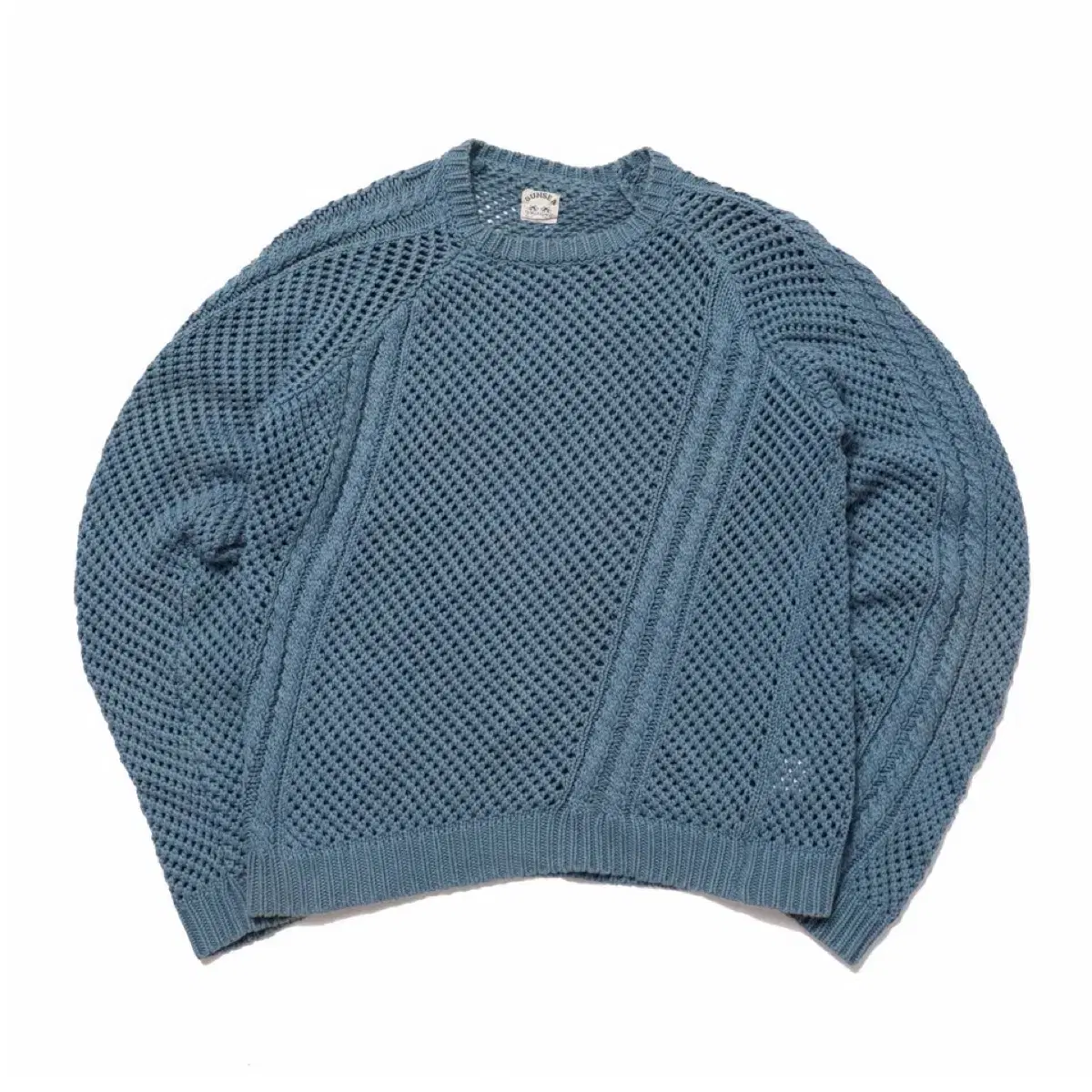 SUNSEA Waffle Crew Neck Sweater