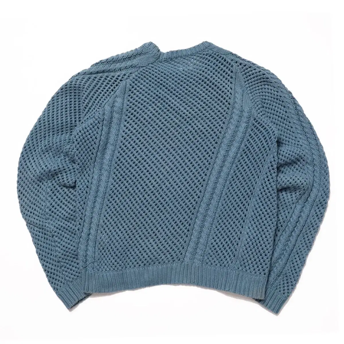 SUNSEA Waffle Crew Neck Sweater