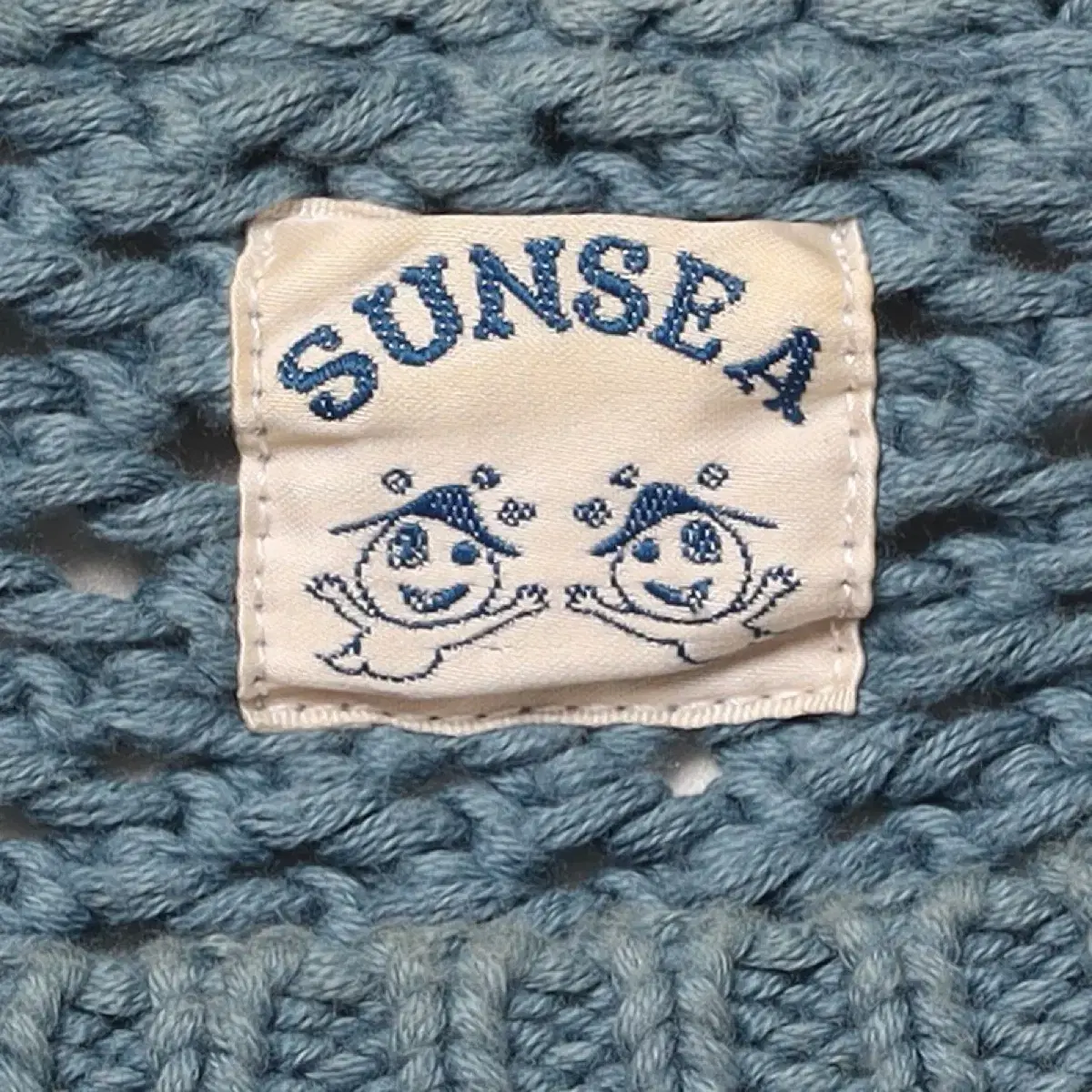 SUNSEA Waffle Crew Neck Sweater