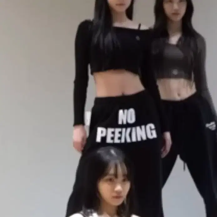 스컬프터 No Peeking Flocking Sweat Pants Che