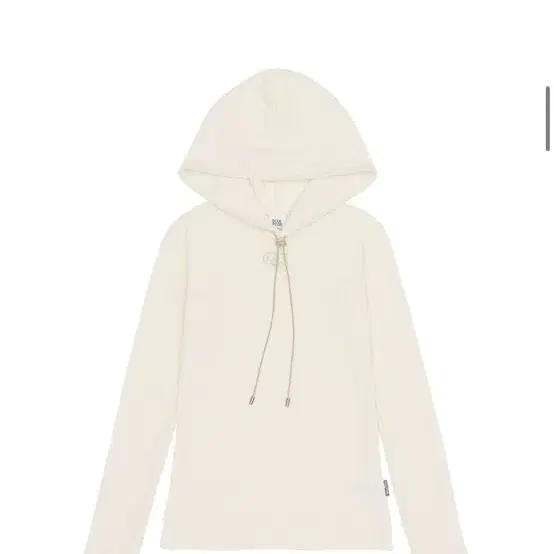 스컬프터 E-string Crinkle Hoodie 아이보리