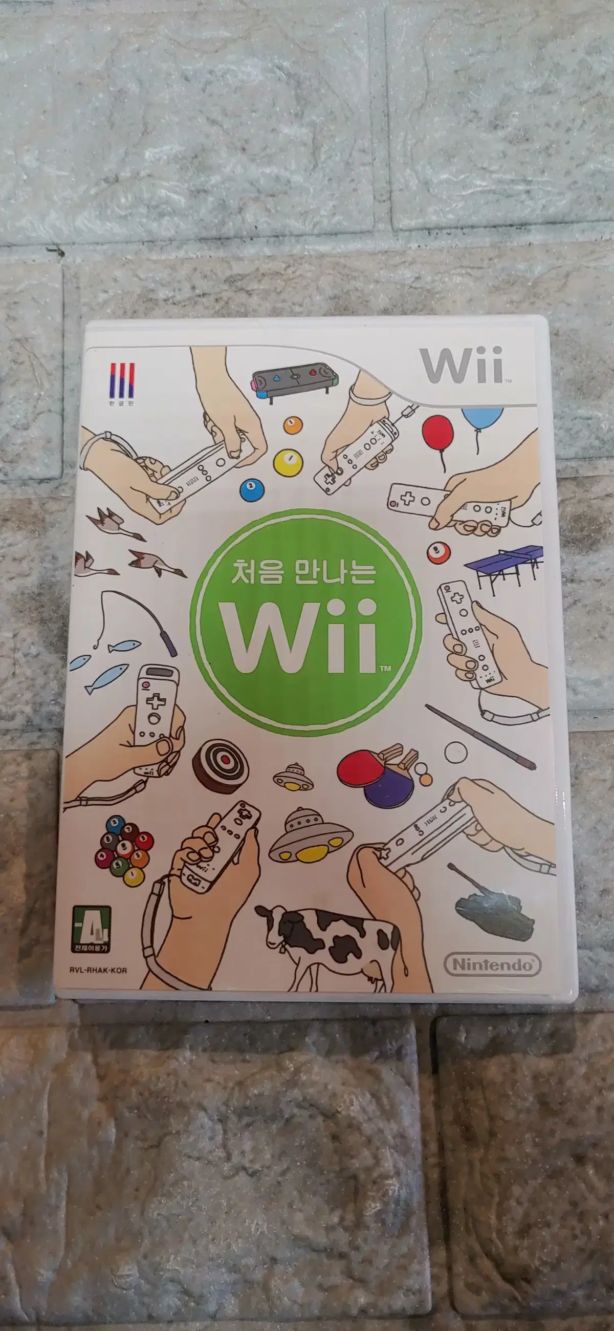 닌텐도 wii 한국정발  처음만나는위