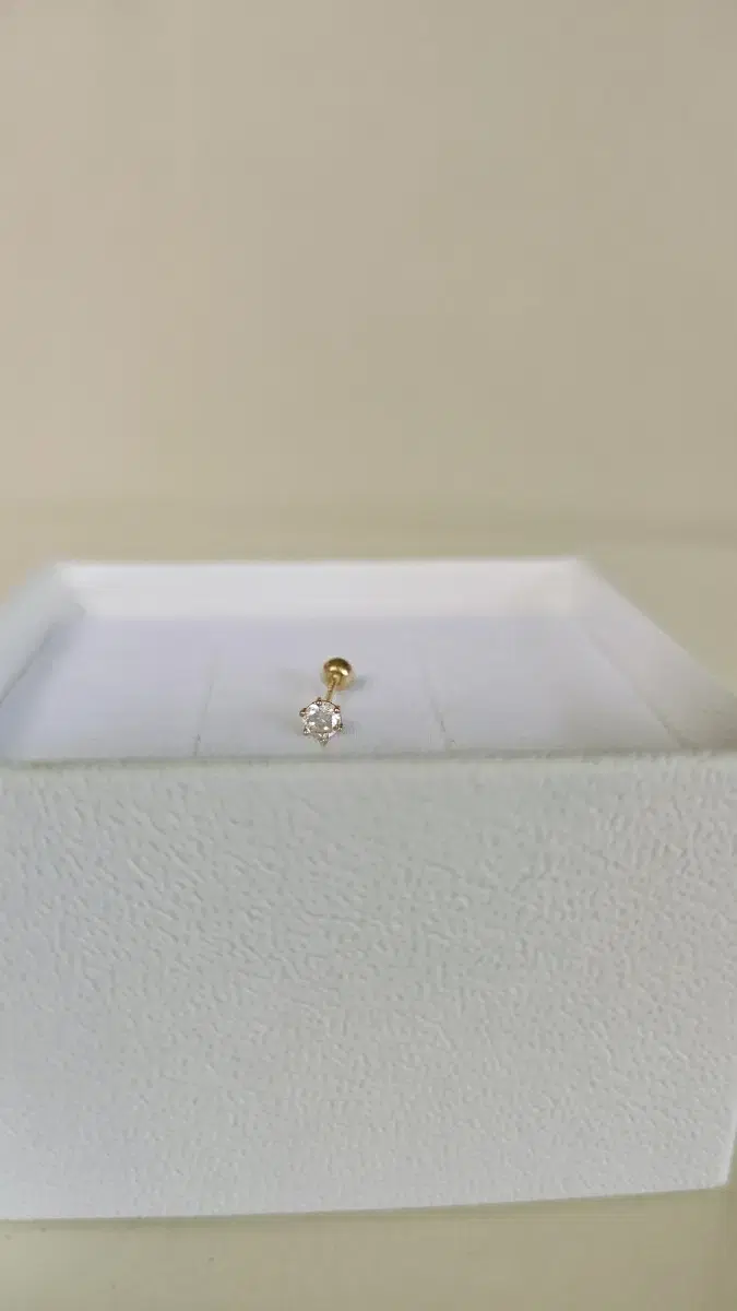 14k 바길이 6mm 피어싱