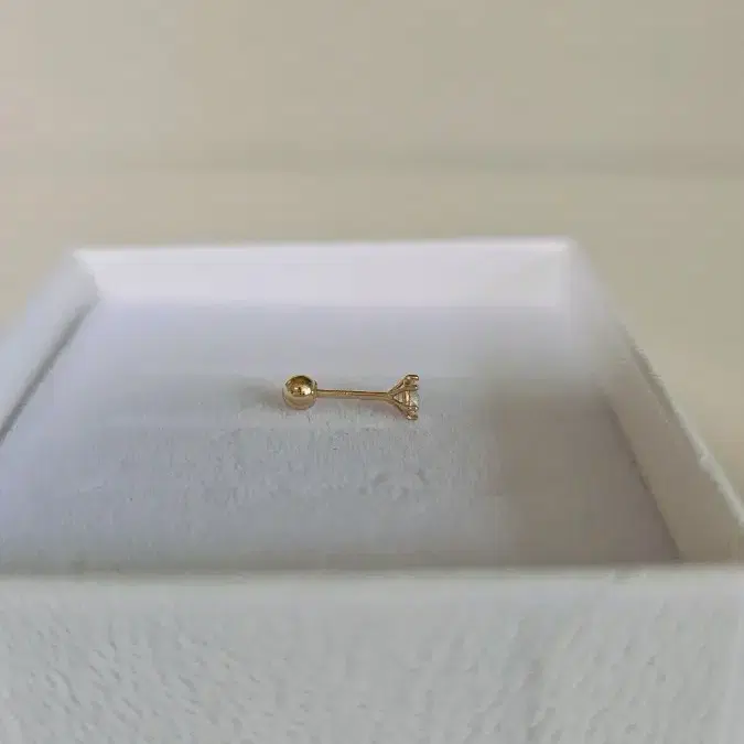 14k 바길이 6mm 피어싱