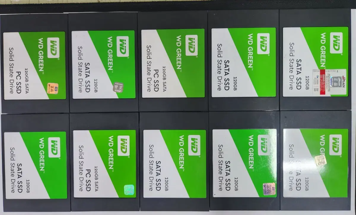 WD[윈디] 2.5인치 SSD 120G 10개 일괄