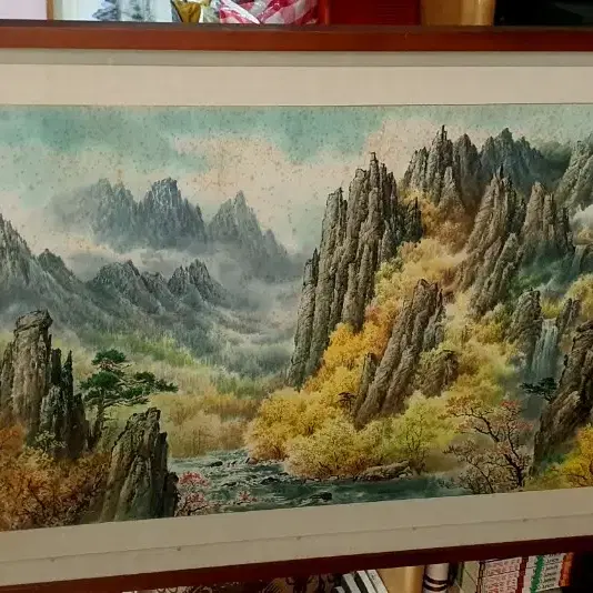 금강산 그림 초대형 액자