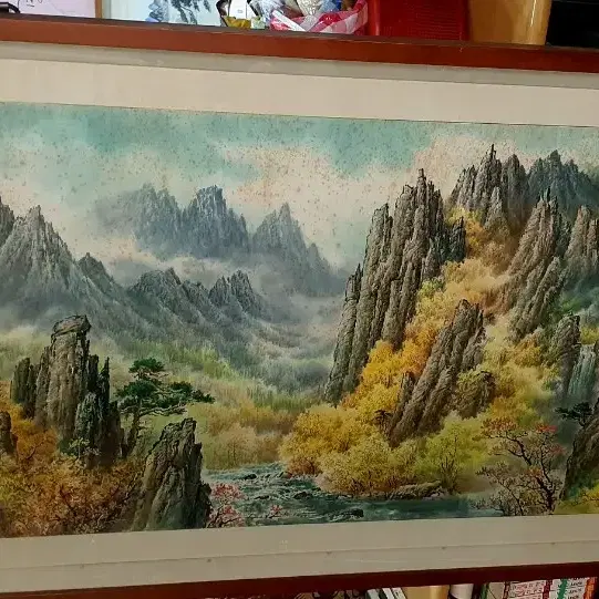 금강산 그림 초대형 액자