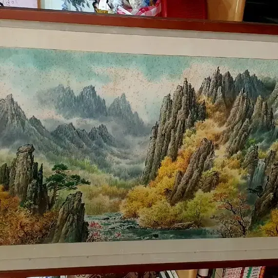 금강산 그림 초대형 액자