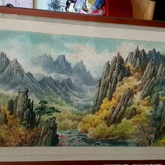 금강산 그림 초대형 액자