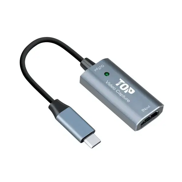 4K@60Hz USB 3.1 C type to HDMI 케이블형 캡처보드