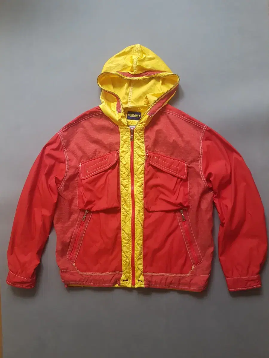 [M] Soviet Urbantribe Vintage Windbreaker Hooded Jacket