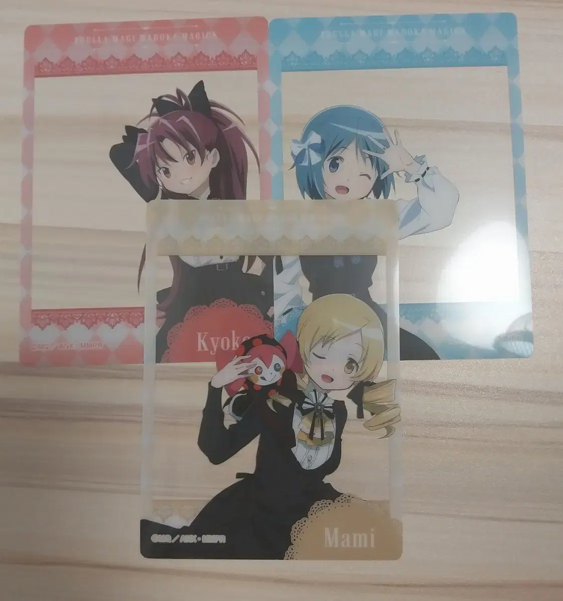 Bulk)Magical Girl Madoka Magica Mamma Don Quixote Transparent Photocard Sayaka Mami Kyoko